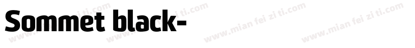 Sommet black字体转换
